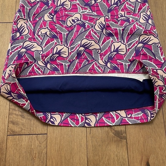 Club Monaco Floral Mini Dress Sleeveless Knit Crochet Collar Silk Pink 00 - Picture 11 of 13